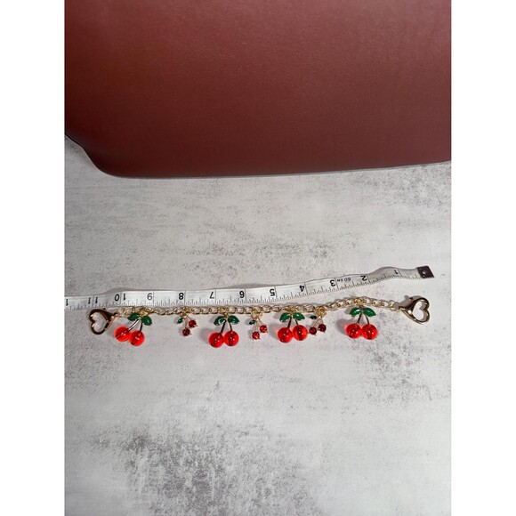 Red Cherry purse Charm Novelty Chain Strap - Picture 7 of 9